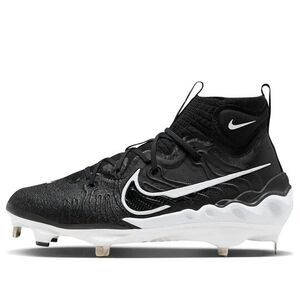 Nike Alpha Huarache NXT Black White Metal Baseball Cleat Men Size 14 DJ6517-001
